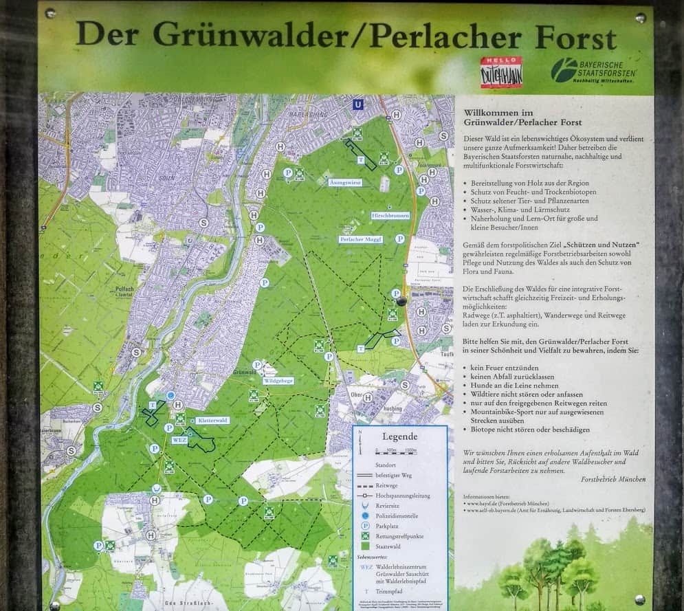 Perlacher Forst Zum Aussichtsberg Perlacher Mugl Spazieren Perlacher Forst Zum Aussichtsberg Perlacher Mugl Spazieren